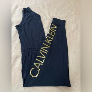 CALVIN KLEIN JUMPSUIT NAVY BLUE SIZE XL